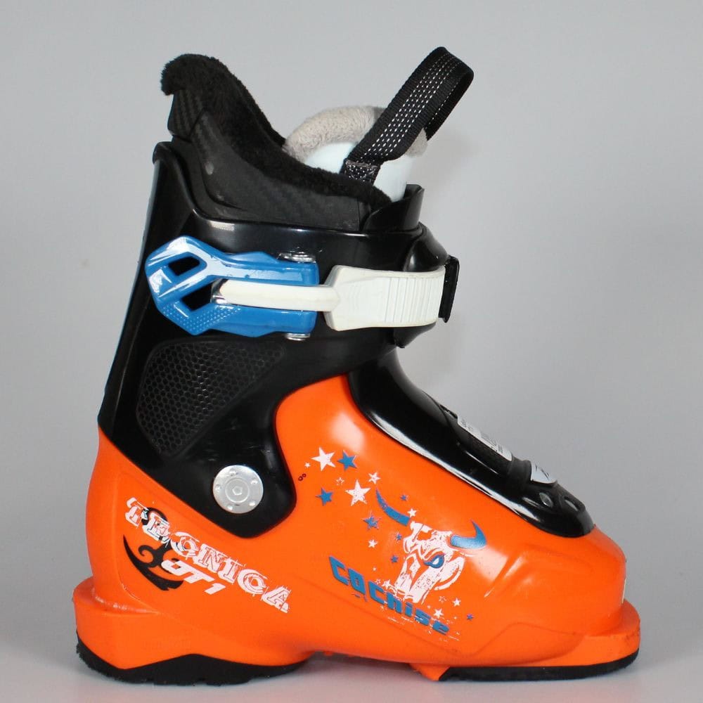 Jazdené bazárové lyžiarky TECNICA JT1 Orange - Detské lyžiarky - 1