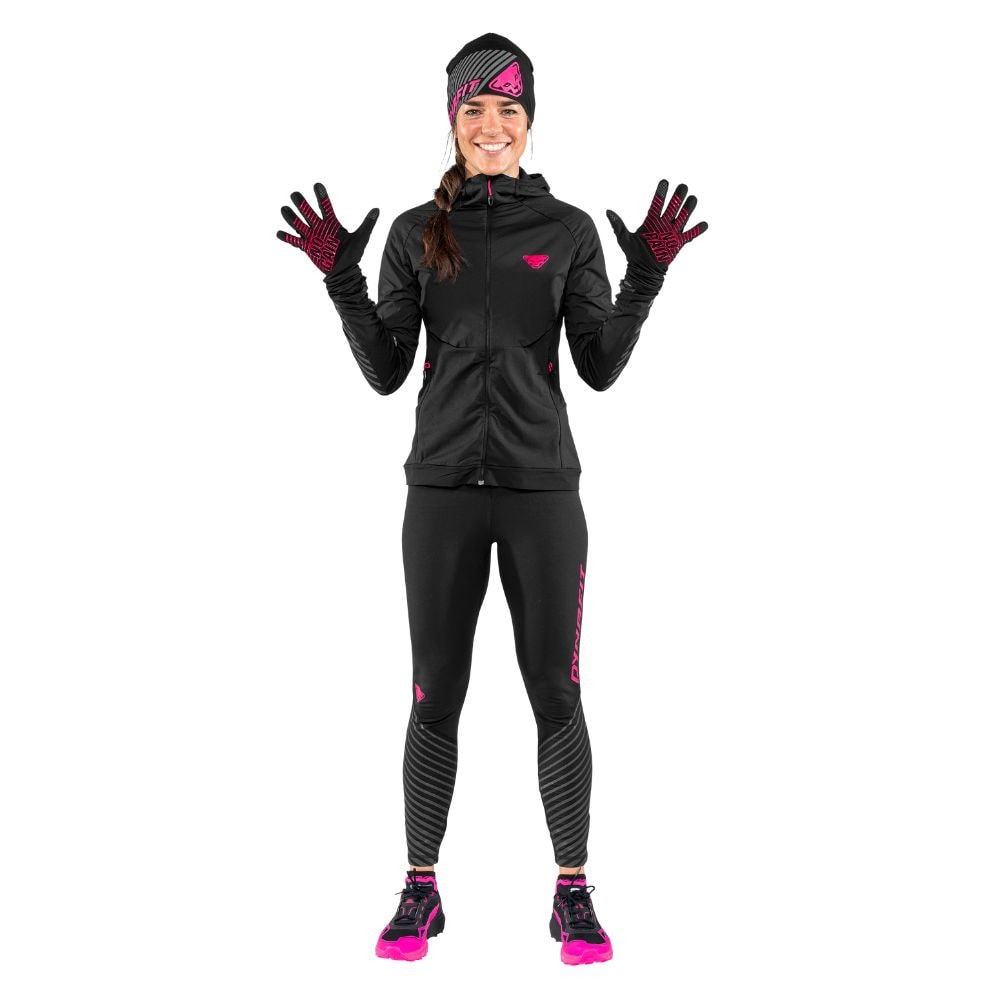 Legíny DYNAFIT Reflective Tights W Black out Pink - Legíny - 2