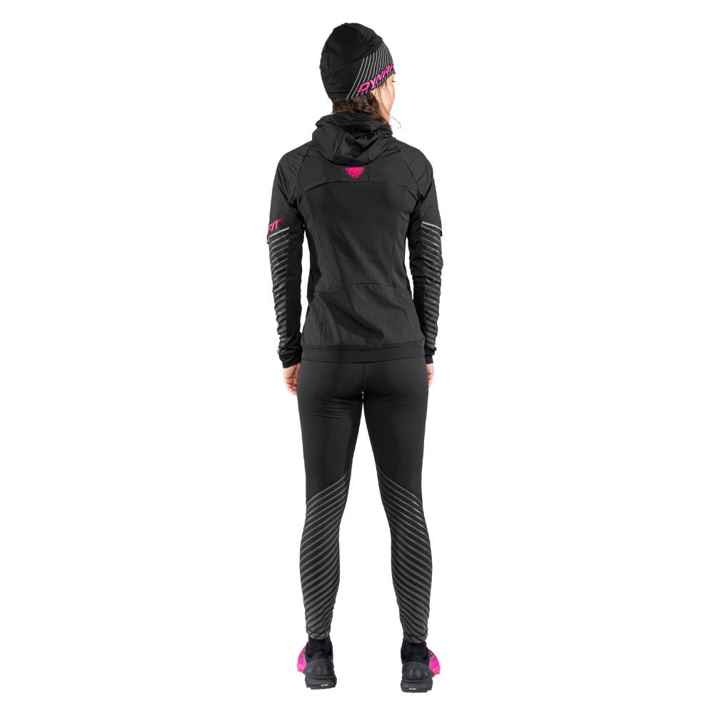 Legíny DYNAFIT Reflective Tights W Black out Pink - Legíny - 4