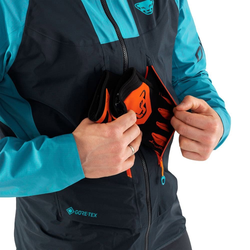 Bunda DYNAFIT TLT GTX Jacket M Storm Blue - Bundy na bežky a skialp - 4
