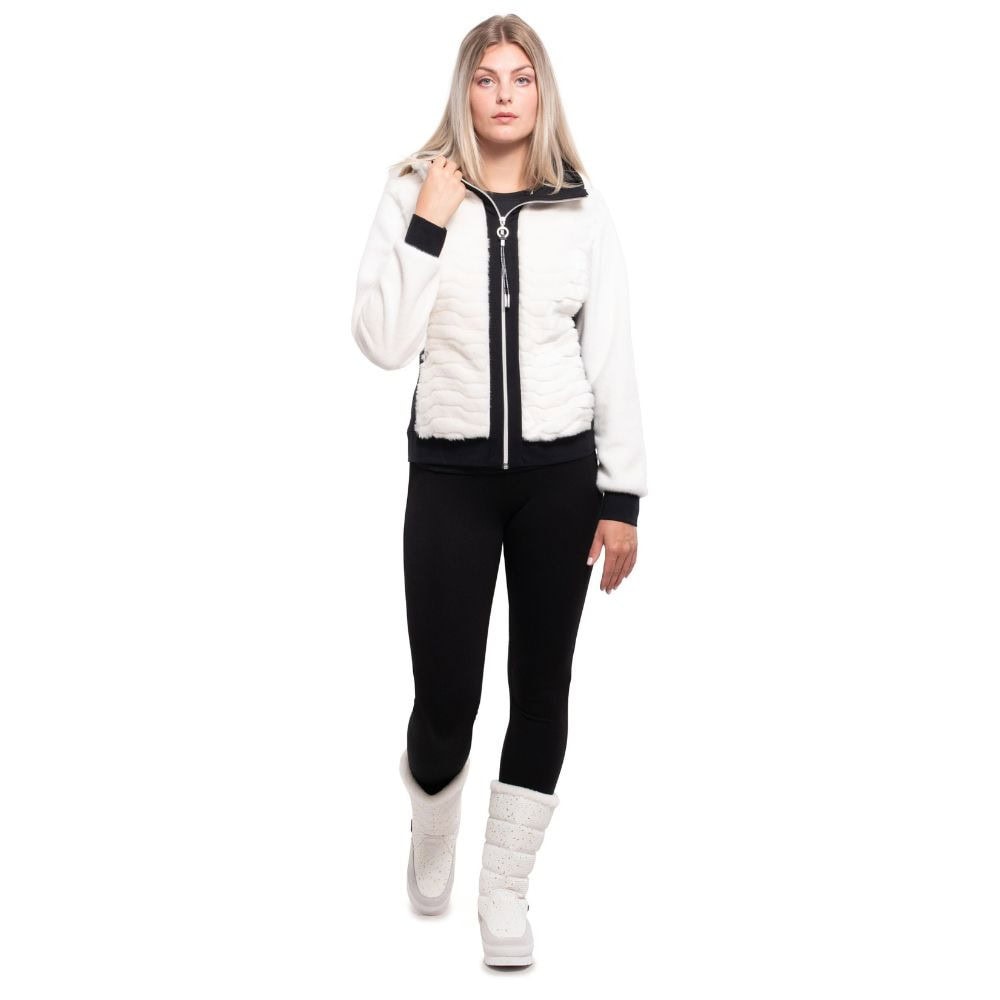 Mikina LUHTA Inkiniemi White - Mikiny s kapucňou - 3