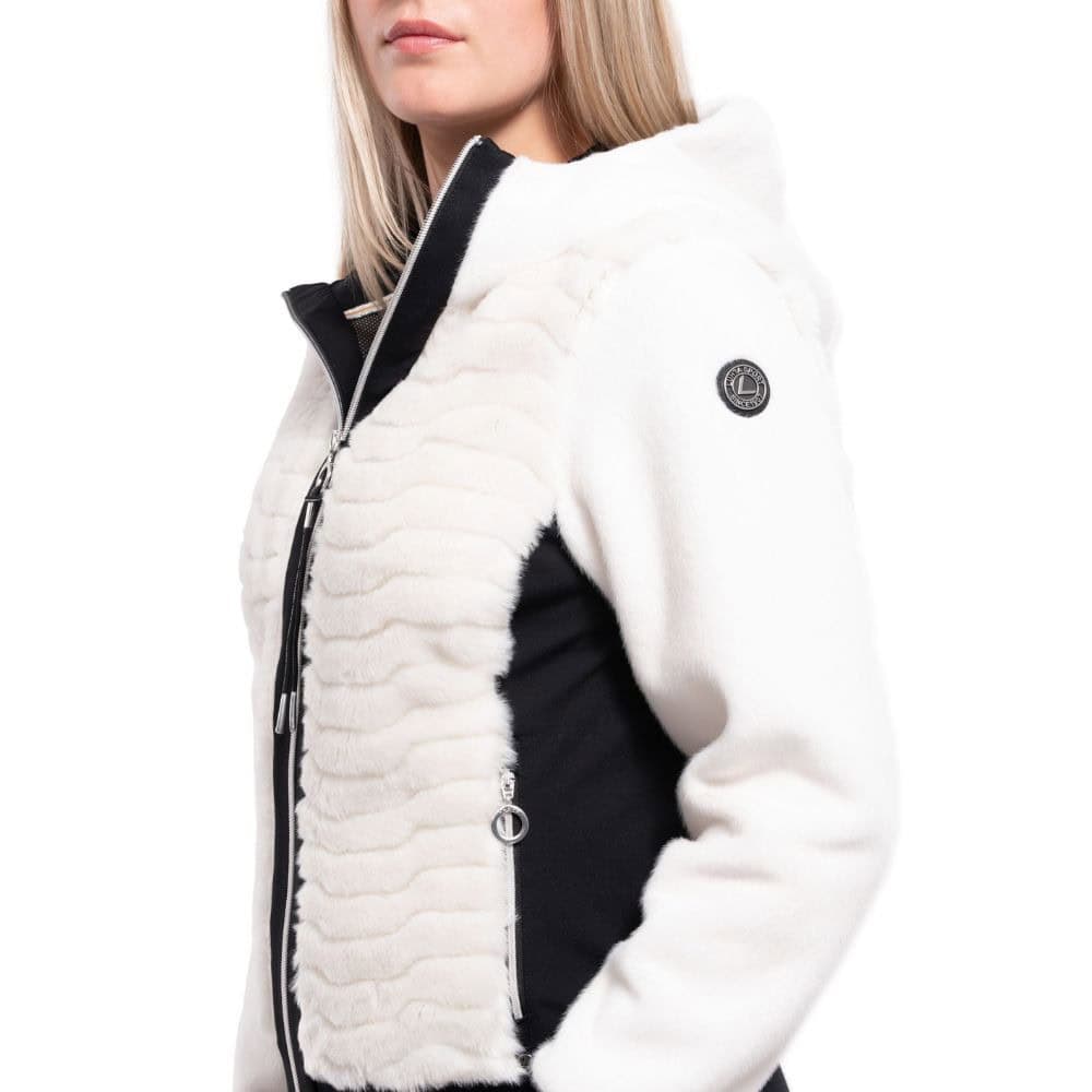 Mikina LUHTA Inkiniemi White - Mikiny s kapucňou - 2