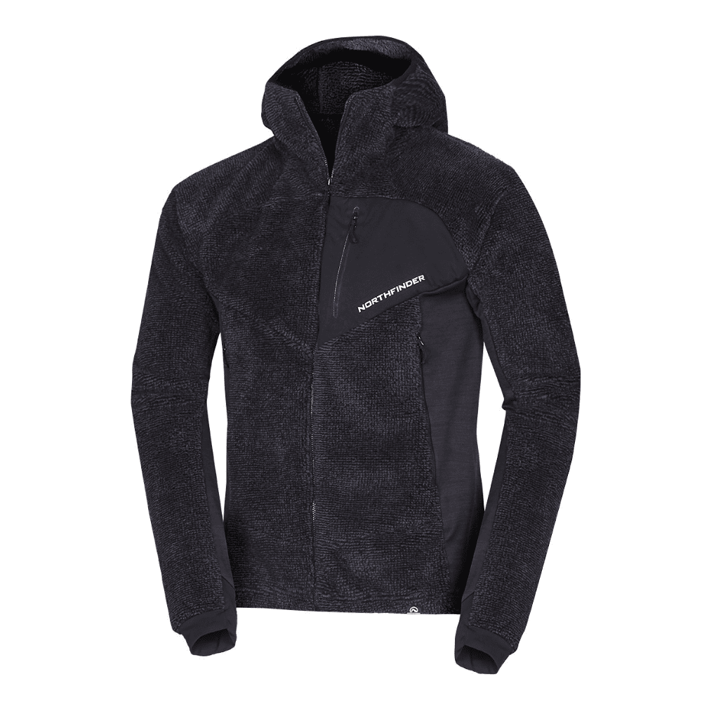 Mikina NORTHFINDER Gianluca Grey-black - Technické mikiny - 8