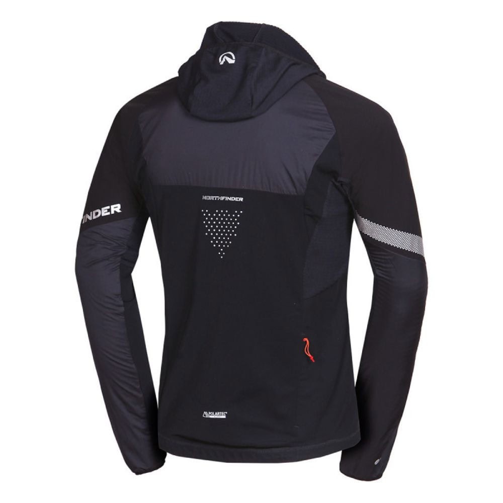 Skialpová bunda NORTHFINDER Solisko Polartec Alpha direct Black/Grey - Bundy na bežky a skialp - 3