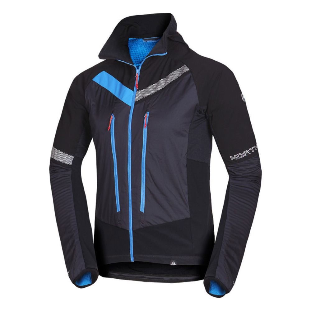Skialpová bunda NORTHFINDER Solisko Polartec Alpha direct Black/Grey - Bundy na bežky a skialp - 2