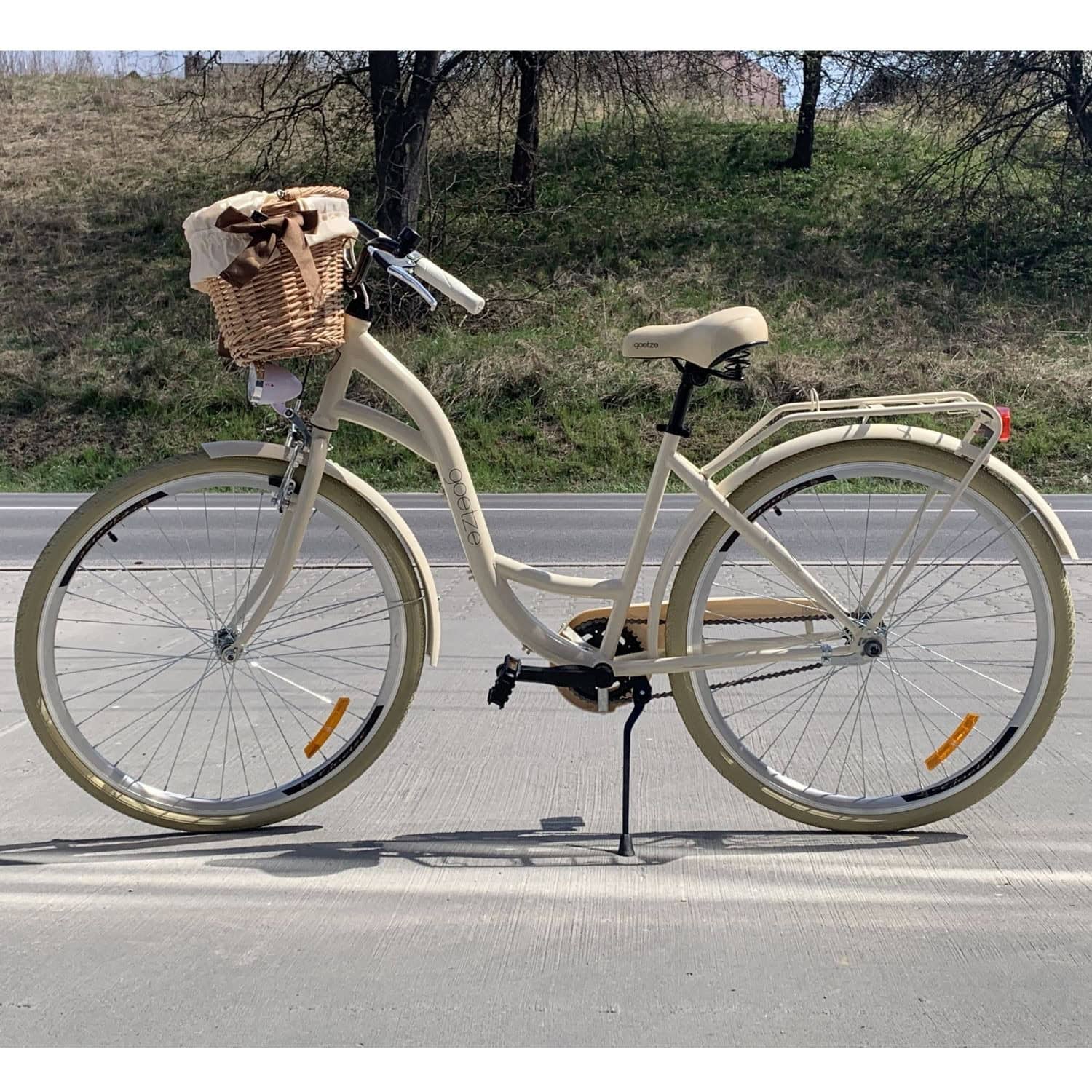 Dámsky retro bicykel GOETZE Colours 28" Cappuccino - Mestské bicykle - 1