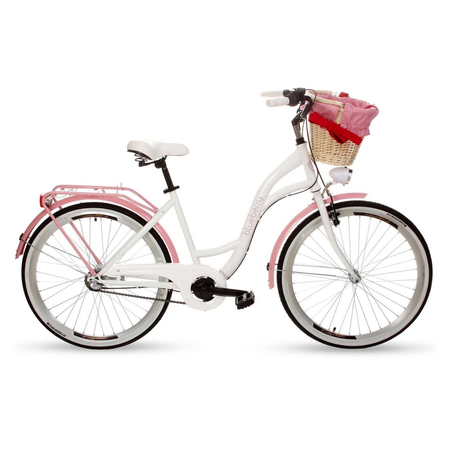 Mestský retro bicykel GOETZE Colours 28" White/Pink - Mestské bicykle - 1