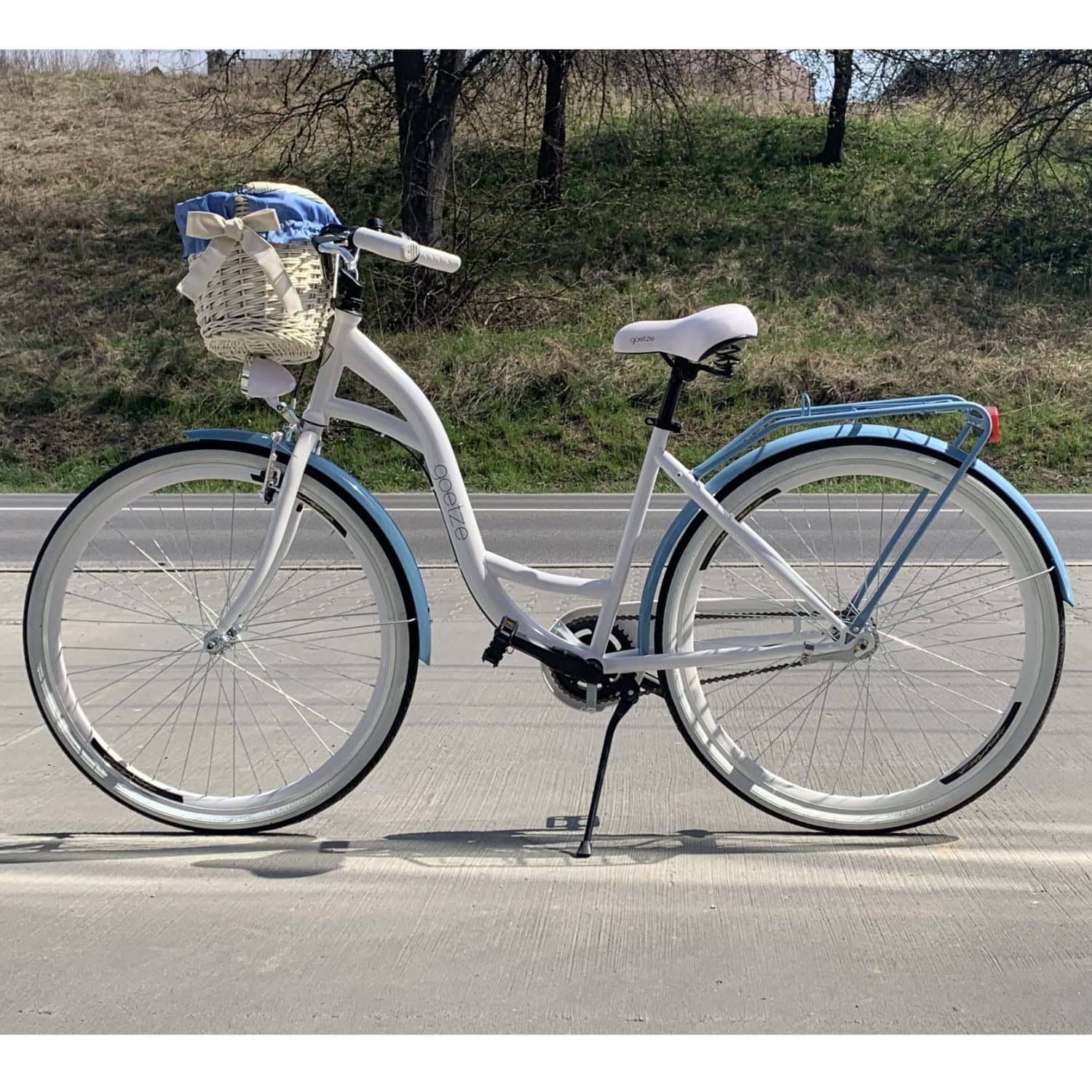 Mestský retro bicykel GOETZE Colours 28" White - Mestské bicykle - 1