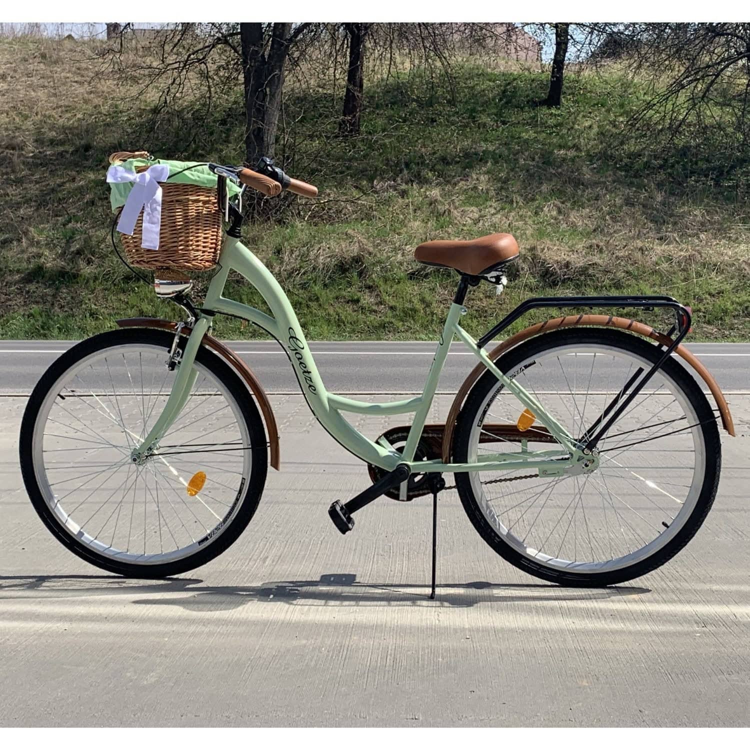 Mestský retro bicykel GOETZE Colours 26" Green/Brown - Mestské bicykle - 1