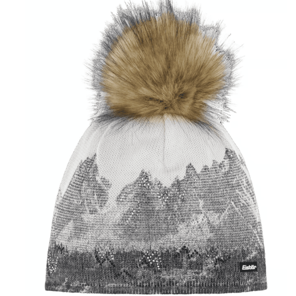 Zimná čiapka EISBÄR Draw Lux Crystal Mü čierno-biela - Čiapky - 1
