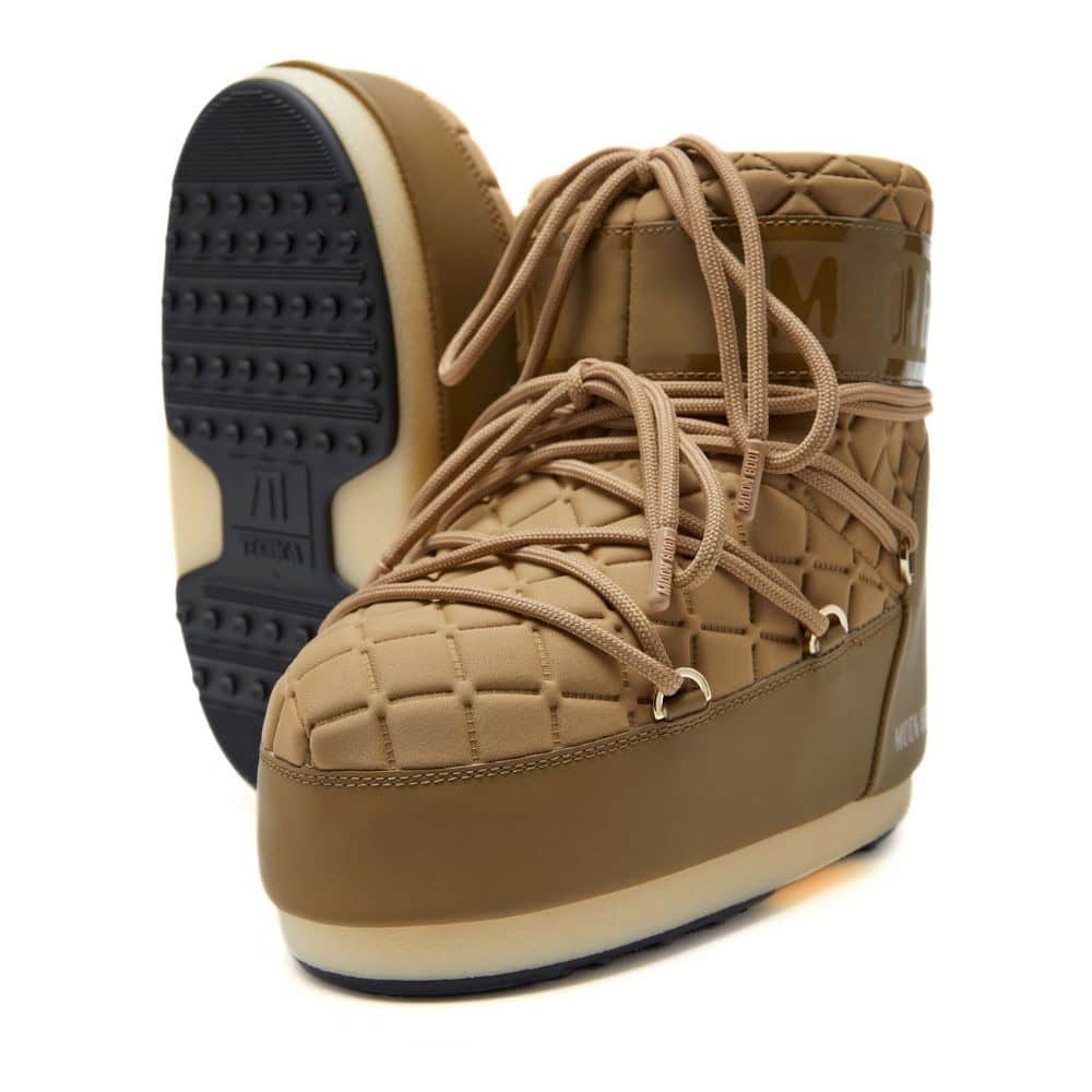 Snehule MOON BOOT Icon Low Quilt Caramel - Zimná obuv - 2