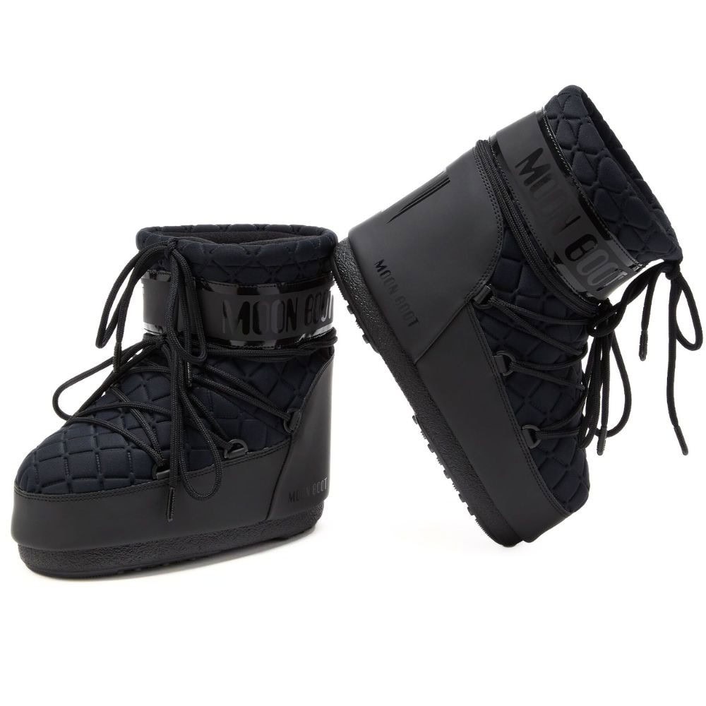 Snehule MOON BOOT Icon Low Quilt Black - Zimná obuv - 2