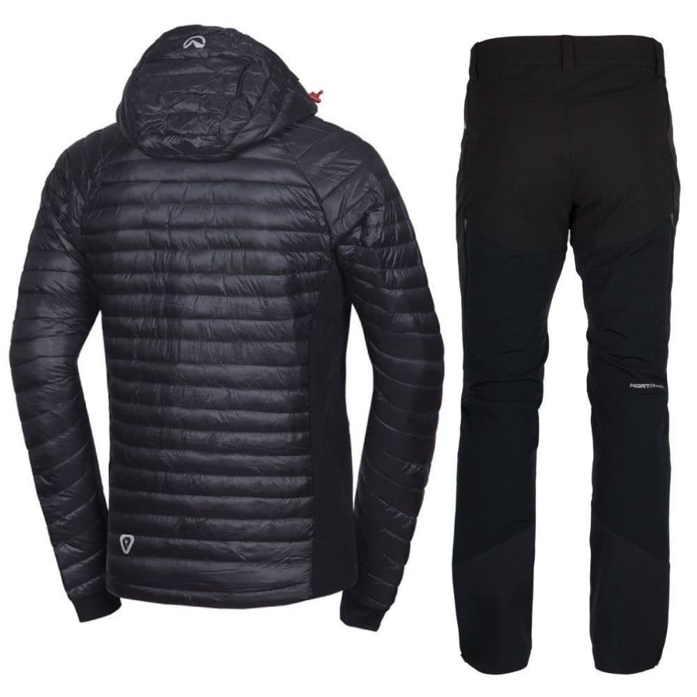 Komplet NORTHFINDER Beskydok Black & Skitouringové nohavice Rysy Blk - SETY - Skialpové oblečenie - 2