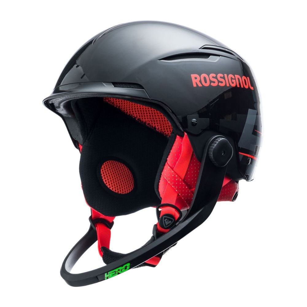 Prilba ROSSIGNOL Hero Slalom Impacts Black Chinguard - Pánske prilby - 1