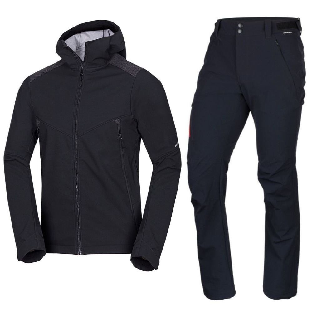 Komplet NORTHFINDER Dylan 10/10 Black & Bert - SETY - Turistické oblečenie - 1