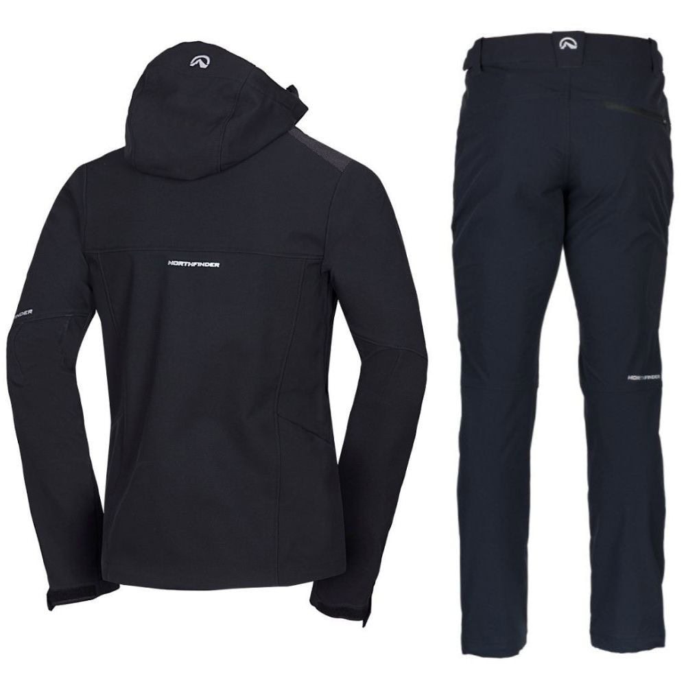 Komplet NORTHFINDER Dylan 10/10 Black & Bert - SETY - Turistické oblečenie - 2