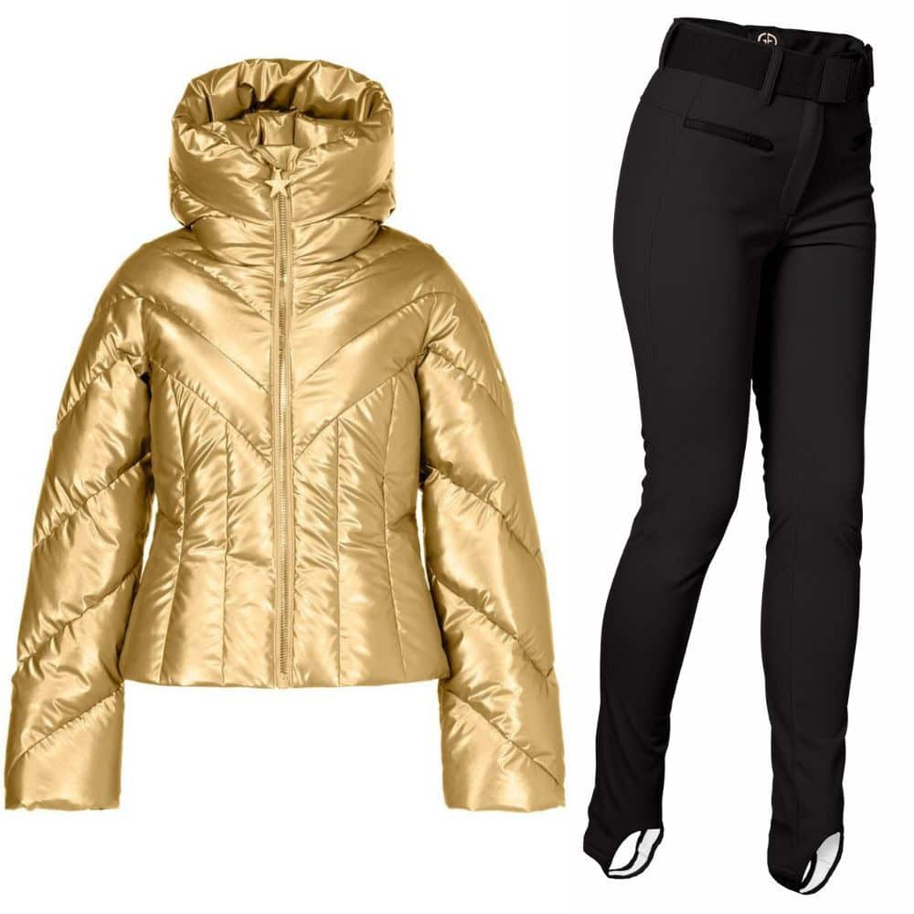 Komplet GOLDBERGH Elodie Gold & Paris Black - SETY - Lyžiarske oblečenie - 1