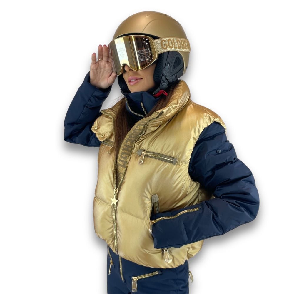 Overal GOLDBERGH Arselle French Blue & Vesta Éclat Gold - SETY - Lyžiarske oblečenie - 8