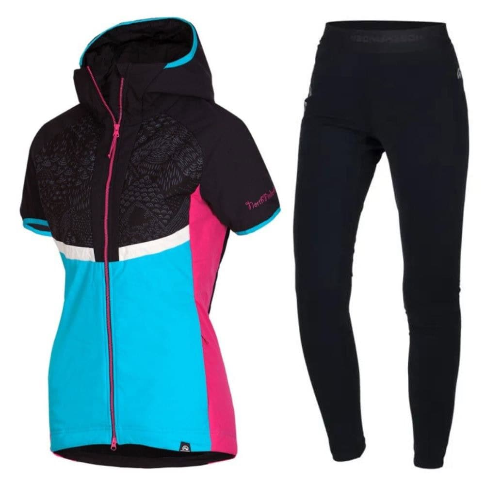 Skitouringový komplet NORTHFINDER Bartkova Black/Blue & Zdiarska Black - SETY - Skialpové oblečenie - 1