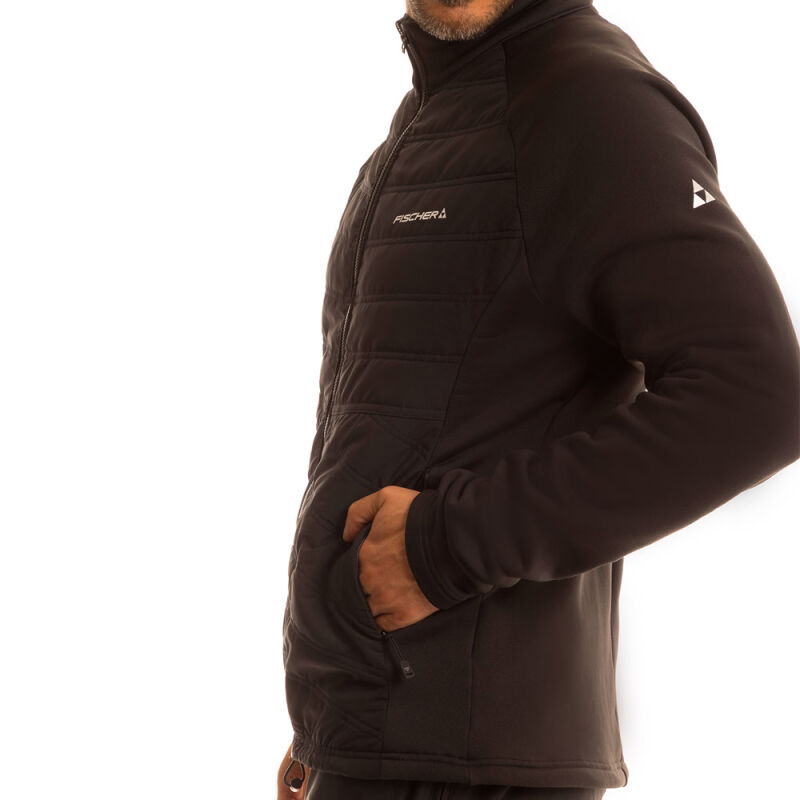 Mikina FISCHER DYNAMIC Hybrid Jacket Black - Technické mikiny - 2
