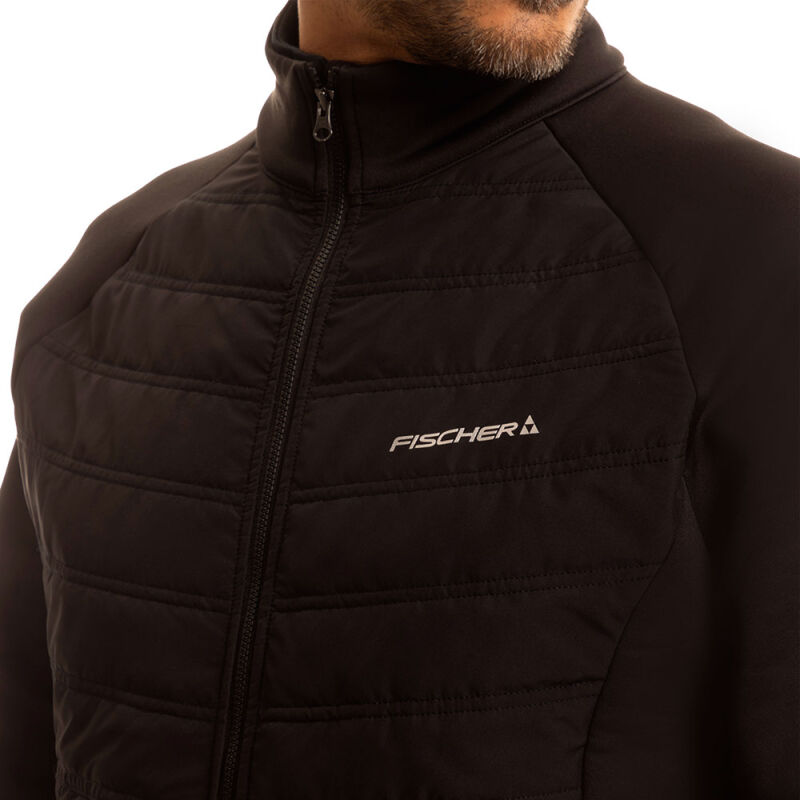 Mikina FISCHER DYNAMIC Hybrid Jacket Black - Technické mikiny - 4