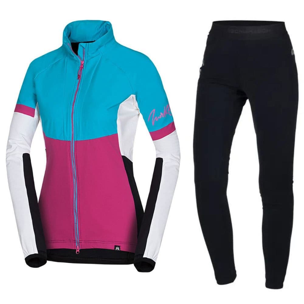 Skitouringový komplet NORTHFINDER Orlova Blue/Pink & Zdiarska Black - SETY - Skialpové oblečenie - 1