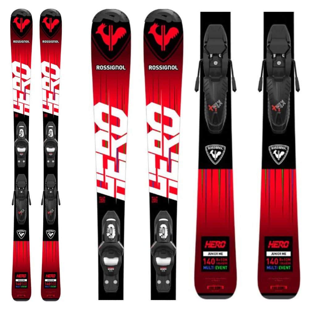 Zjazdové lyže ROSSIGNOL Hero Jr 100-140 Kid-X + viazanie Kid 4 GW B76 - Detské lyže - 1