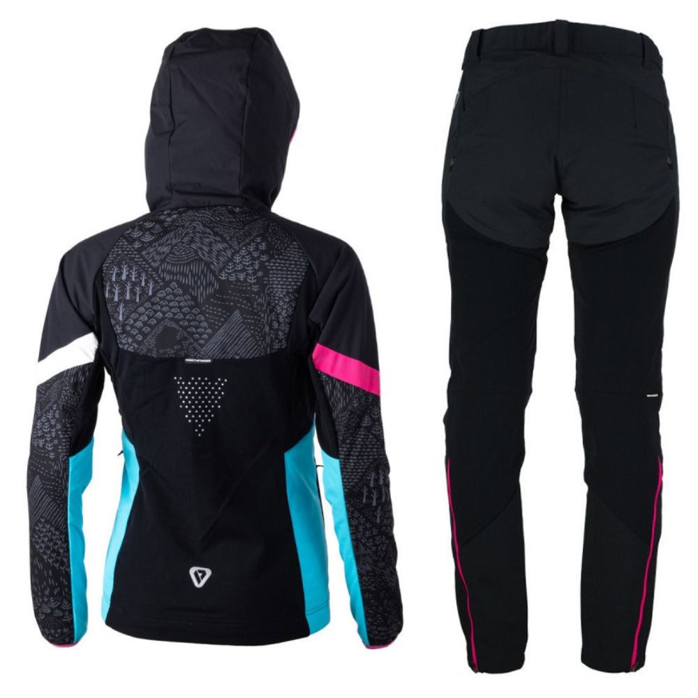Skitouringový komplet NORTHFINDER Rohace Active Thermal Primaloft & Javorinka Black - SETY - Skialpové oblečenie - 2