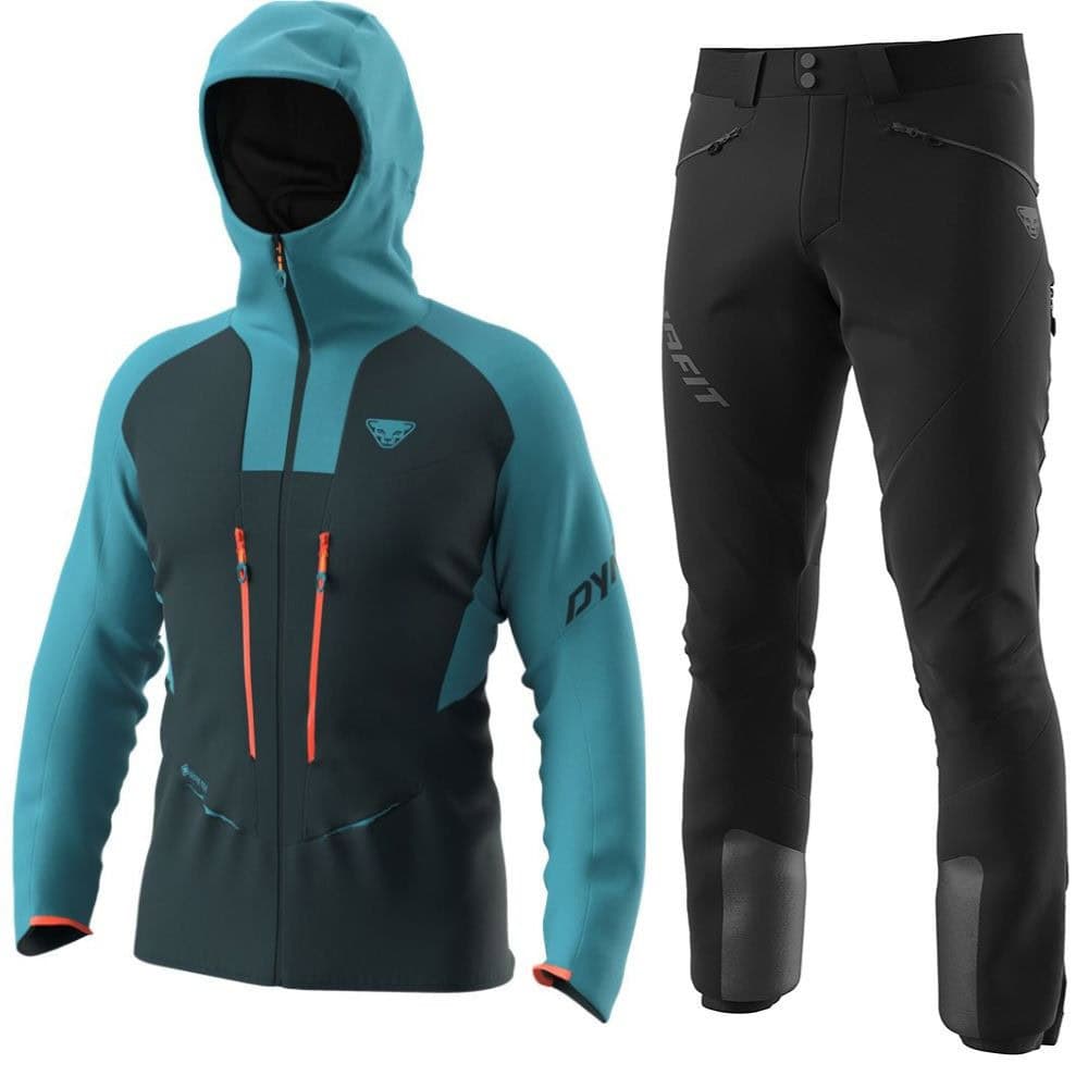 Komplet DYNAFIT TLT GTX Jacket M Storm Blue & TLT Touring DST M Black Out - SETY - Skialpové oblečenie - 1
