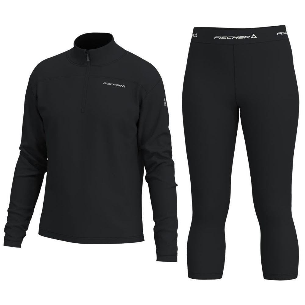 Termo komplet FISCHER Base Pro Shirt Black & Base Pro Pants Black - Športové termoprádlo - 2