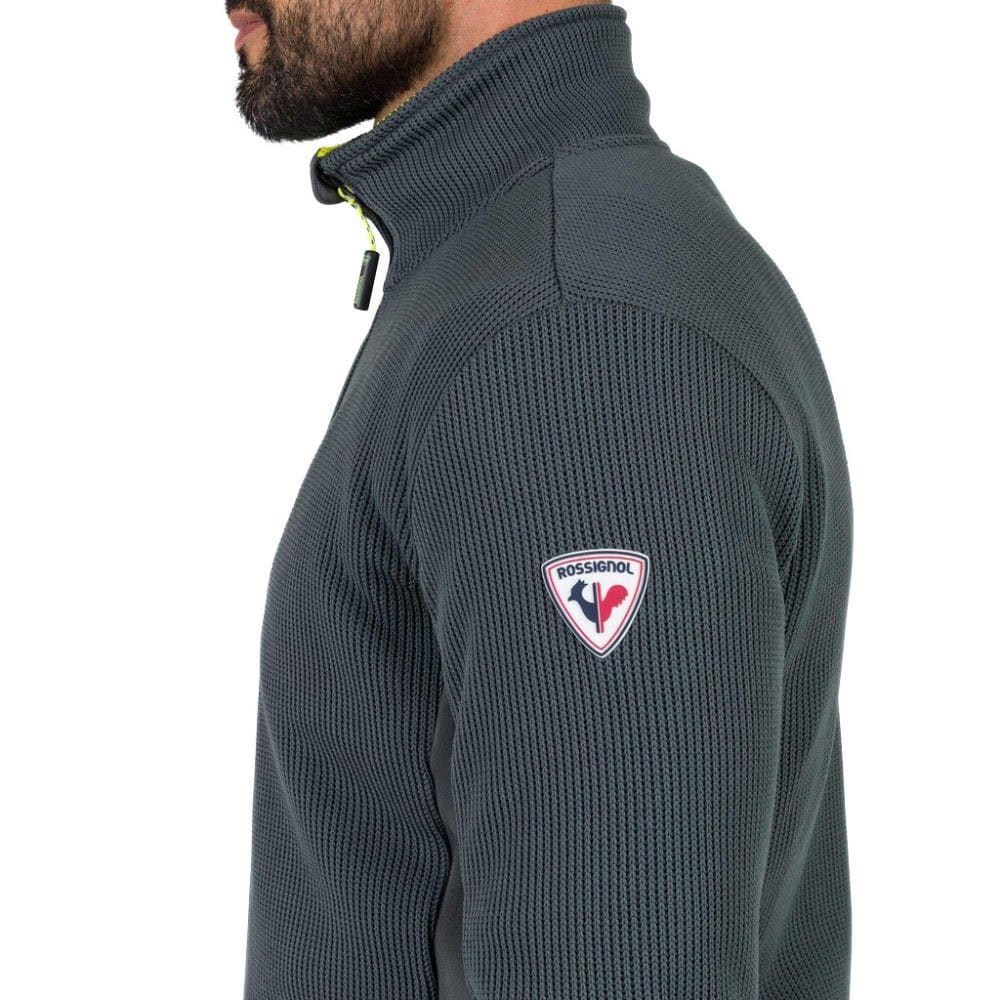 Mikina ROSSIGNOL Cieloalto fleece fz Onyx Grey - Technické mikiny - 5