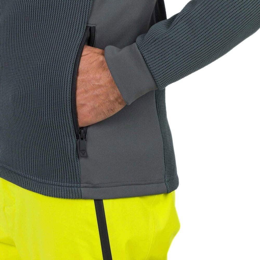 Mikina ROSSIGNOL Cieloalto fleece fz Onyx Grey - Technické mikiny - 6