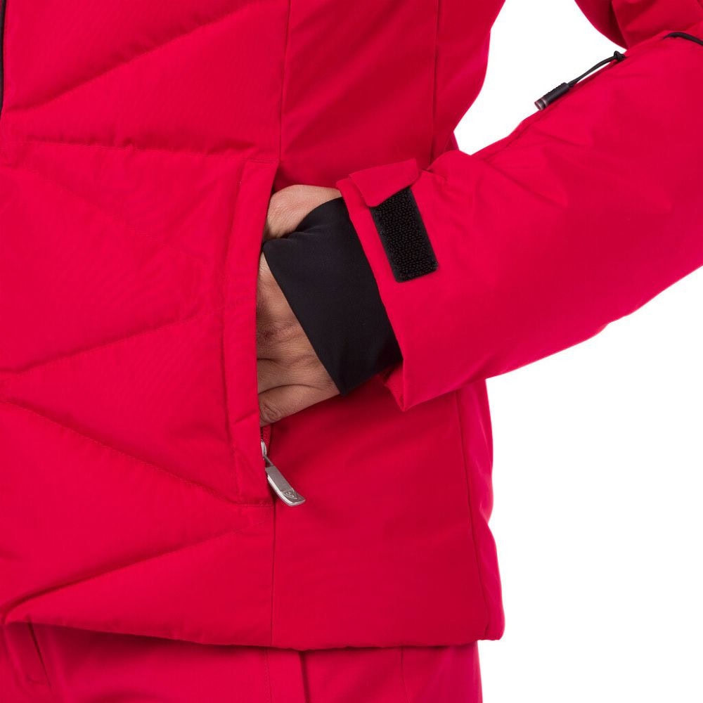 Dámska lyžiarska bunda ROSSIGNOL Staci Pearly Red - Lyžiarske bundy - 6