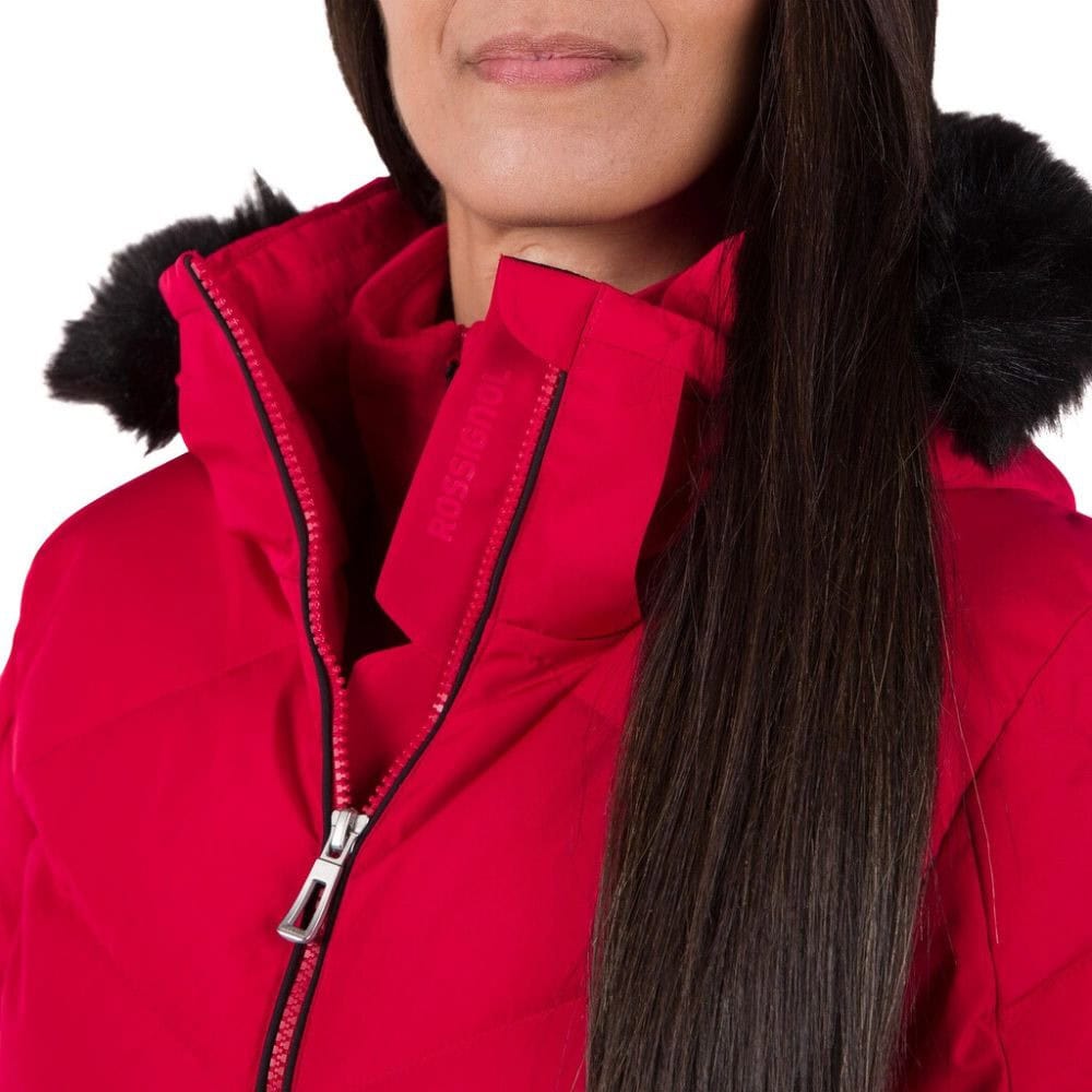 Dámska lyžiarska bunda ROSSIGNOL Staci Pearly Red - Lyžiarske bundy - 4