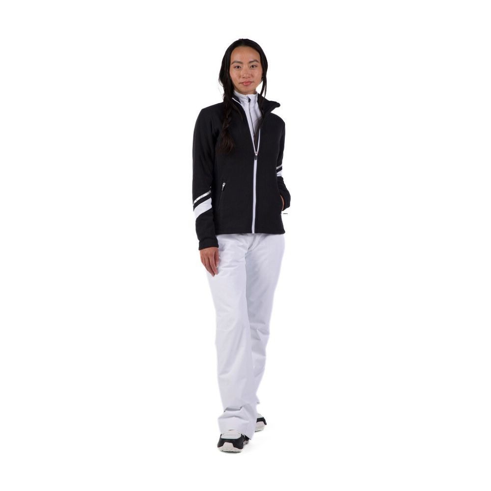 Dámska mikina ROSSIGNOL Strawpile Fleece FZ Black - Mikiny bez kapucne - 5