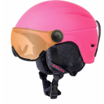 Lyžiarska prilba RELAX Twister Visor Matte Pink