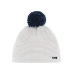 Zimná čiapka EISBÄR Jamie Pompon MÜ biela/ tmavý kobalt