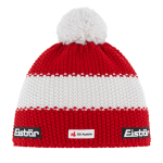 Zimná čiapka EISBÄR Star Pompon Mü SKA/ Červeno-biela