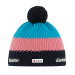 Zimná čiapka EISBÄR Star Pompon Mü SKA/ Čierno-ružovo-modrá