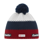 Zimná čiapka EISBÄR Star Pompon Mü SKA/ Červeno-modro-biela