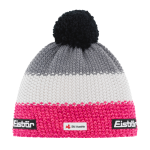Zimná čiapka EISBÄR Star Pompon Mü SKA Kids, Ružová/ Biela/ Sivá