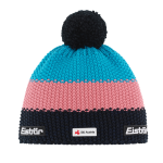 Zimná čiapka EISBÄR Star Pompon Mü SKA Kids, Ružová/ Čierna/ Tyrkysová