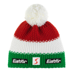 Zimná čiapka EISBÄR Star Pompon Mü SKA Kids, Červená/ Biela / Zelená