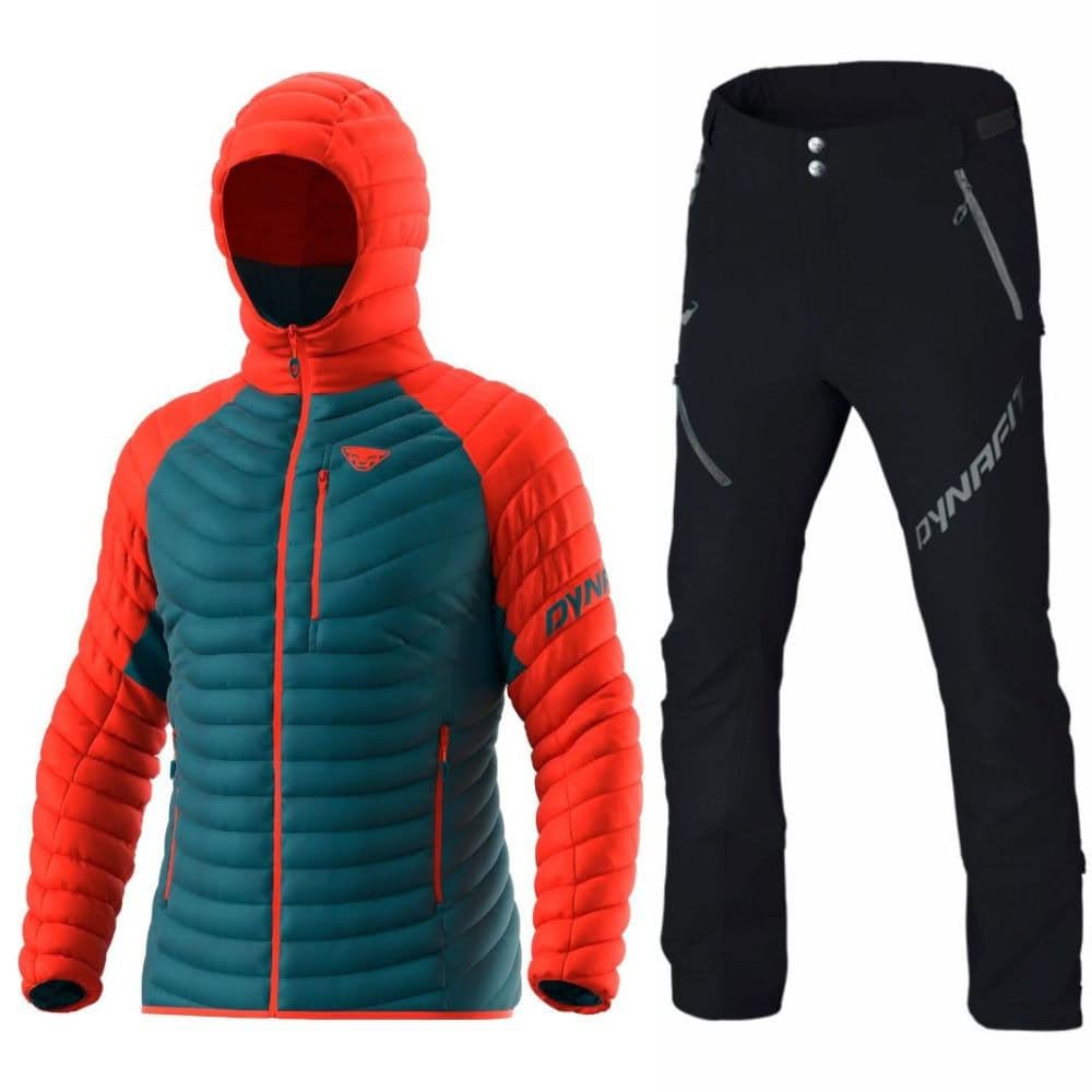 Komplet DYNAFIT Radical Down RDS Hooded Jacket M Dawn & Mercury 2 Dynastretch Pants M - SETY - Skialpové oblečenie - 1