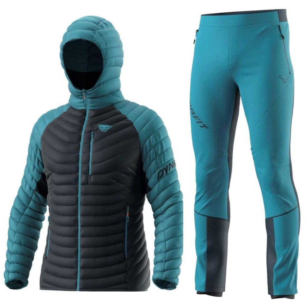 Komplet DYNAFIT Radical Down RDS Hooded M Storm Blue & Speed Dynastretch Pant M Storm Blue - SETY - Skialpové oblečenie - 1