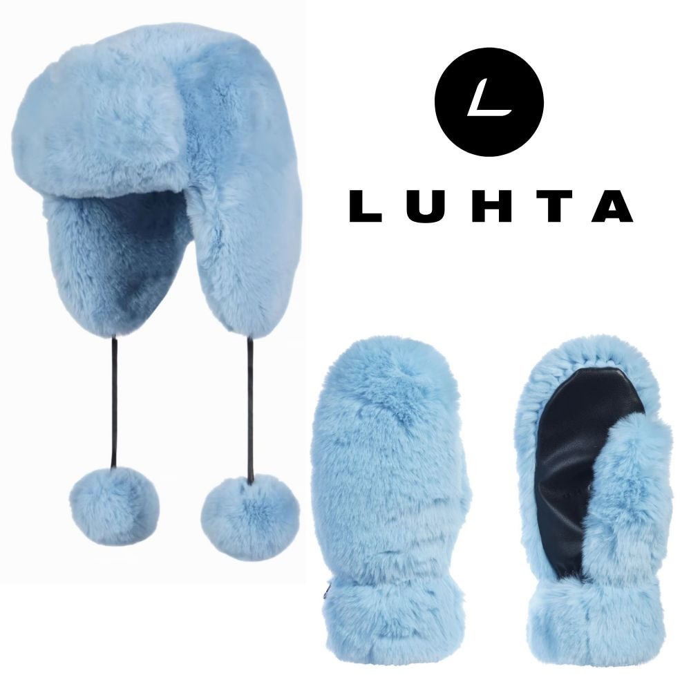 Dámsky set LUHTA Naska Light blue & Narva Light blue - Čiapky - 1