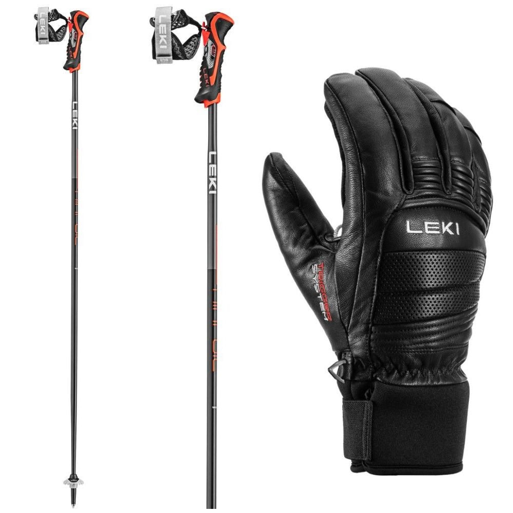 Set LEKI Lyžiarske palice Airfoil 3D & Copper 3D Pro - Pánske palice - 1