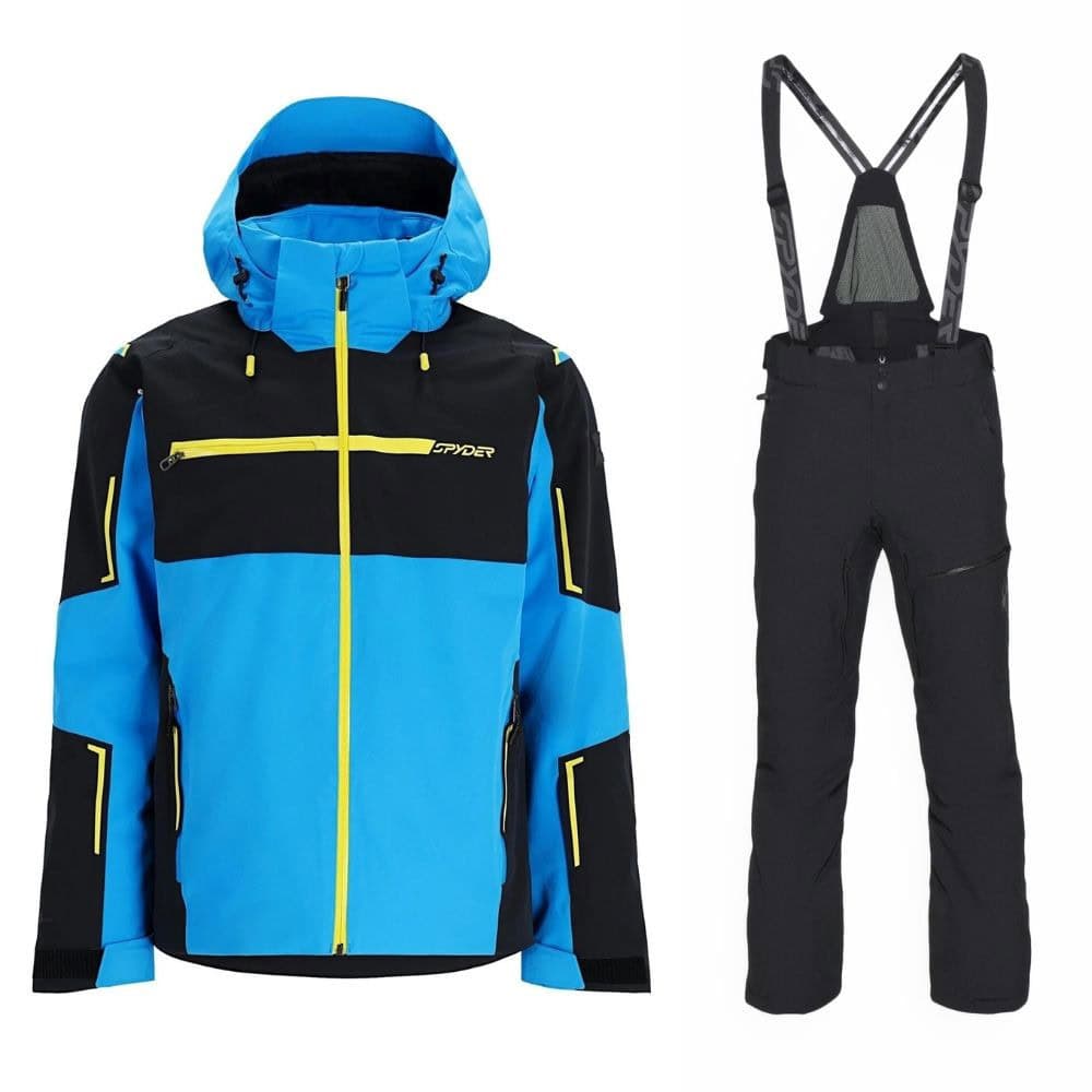 Lyžiarsky komplet SPYDER Titan Aether Blue & Dare Lengths Black - SETY - Lyžiarske oblečenie - 1