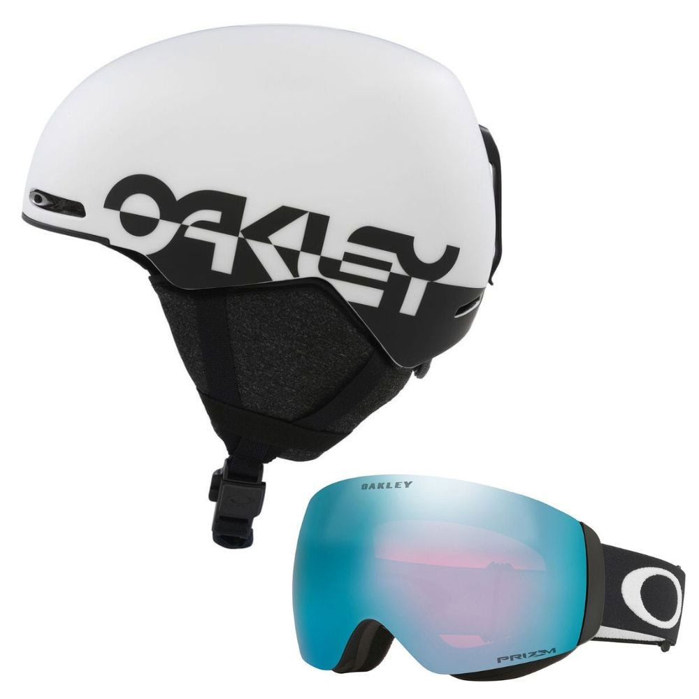 Lyžiarska prilba OAKLEY Mod1 Mips Matte White FP + OAKLEY Flight Deck M w/Prizm Snow Sapphire Irid - Pánske prilby - 1