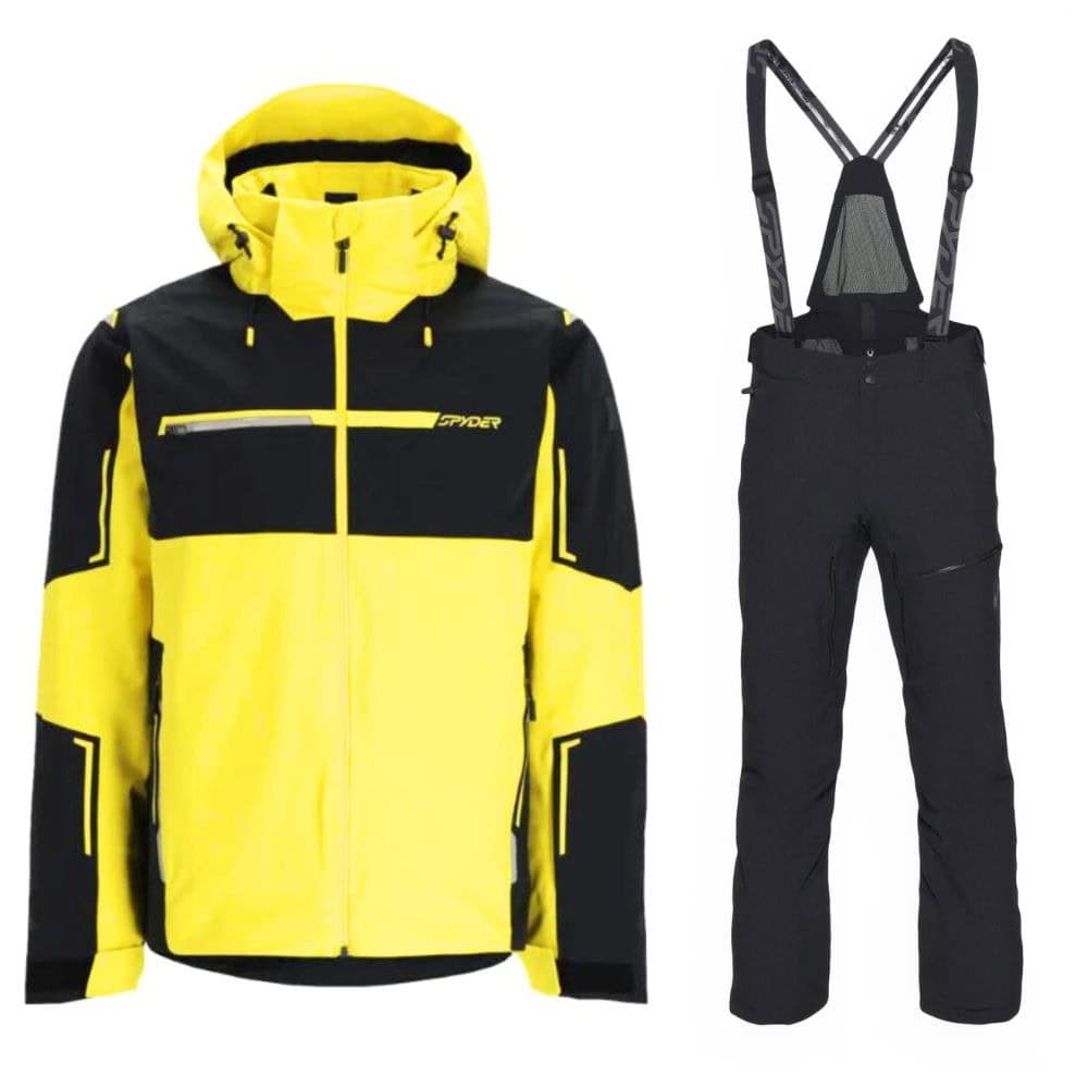 Lyžiarsky komplet SPYDER Titan Acid Yellow & Dare Lengths Black - SETY - Lyžiarske oblečenie - 1
